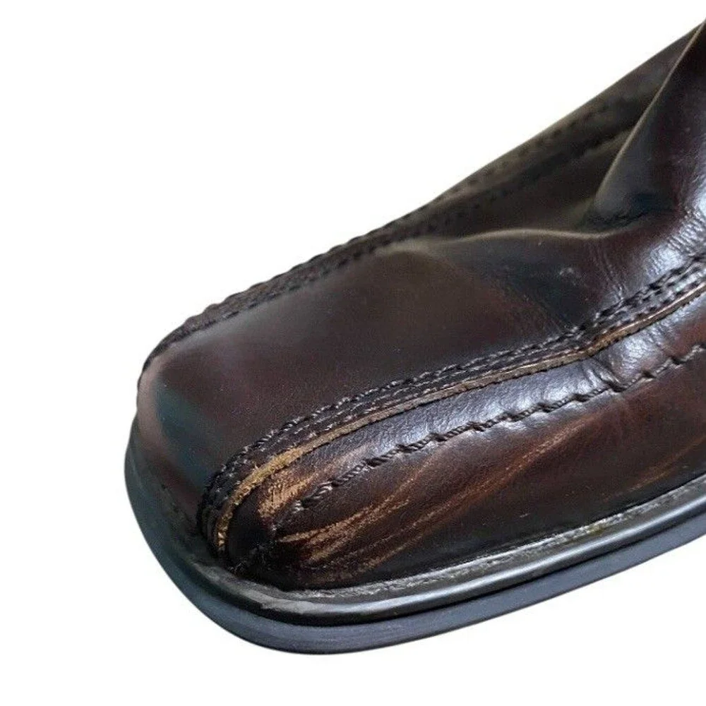 Jeffrey Tyler Men's Brown Leather Lincoln Dress Shoes Size 12M